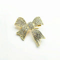 Golden Geometric Brooch with Alloy and Pearl Embellishments - Women's Unique Scarf Suit Anti-Slip Pin