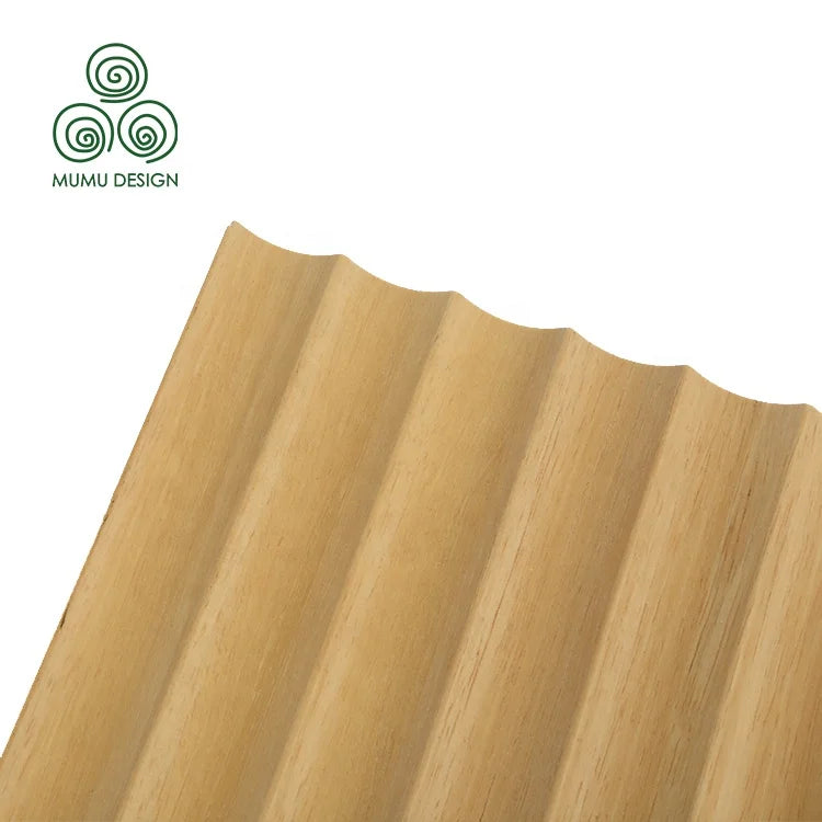 MUMU Nordic High-End Sheet China Interior Ceiling Wedding Decoration Wood Slat Wall Panels