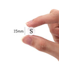 Ready to Ship Clothes Size Label Round 1.5 cm Waterproof Paper Size Sticker XS S M L XL Sizes Sticker Labels for Clothing