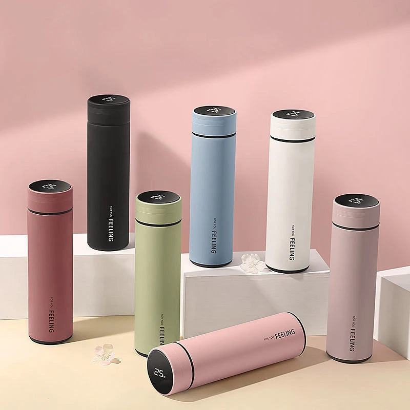 Top Quality Smart Water Bottle 500ml Smart Thermoses Bottle Stainless Steel Water Bottle