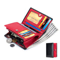 2025 Wholesale Custom logo Genuine Leather Men Short Wallet Rfid Card Holder Men Wallets