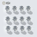 Starsgem Lab Diamond 4mm 0.3ct Round Cut D VVS VS IGI HPHT Loose Diamant for Earrings