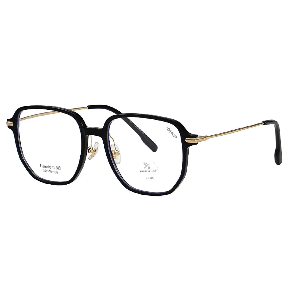 Anti Blue Light Computer Glasses Metal square Classic Office Optical Spectacle Eyeglasses Frames for Women Men Eye Glasses