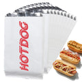 Custom Disposable Food Storage Kraft Paper Aluminum Foil Greaseproof Burger BBQ Cookie Bags