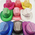 Ready Ship Fashionable Cowgirl Sequin Party Hats for Men Women for Outdoor Cosplay Character Costume Cowboy Hat for Woman 6