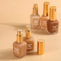 Waterproof Mineral Full Coverage Cushion Foundation with Concealer 10 Colors for All Skin Types