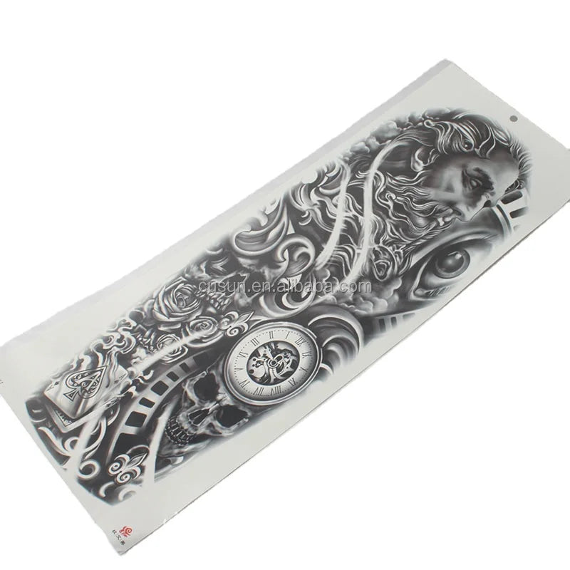 Fast Delivery Full Arm Sleeve Temporary Tattoo Sticker in Stock