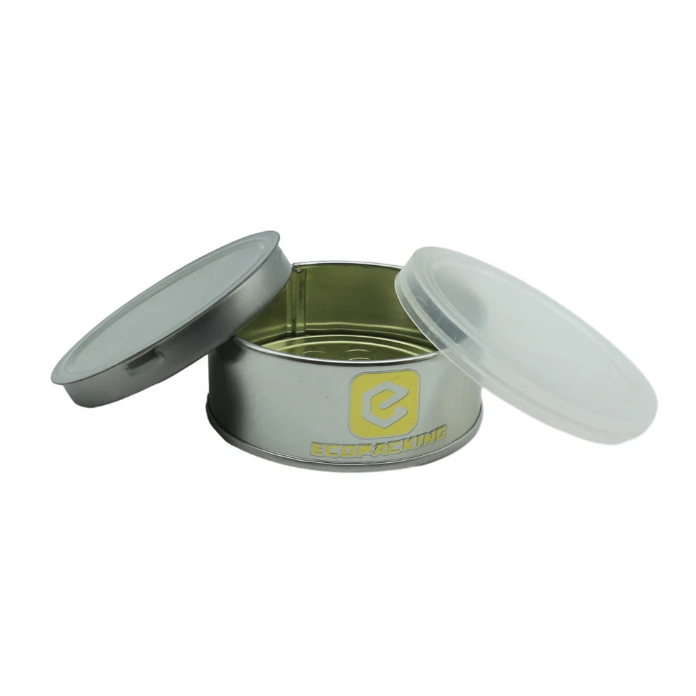 Round Ring Pull Empty Tuna Metal Tins Can Packaging with Pull Lid Food Packing