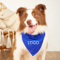 New Arrival Cotton Dog Drool Bib - DIY Pet Triangle Scarf in Multiple Colors Dog Neck Bandana Drool Bib