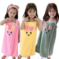 Best Selling Soft Quick Dry Bath Robe Micro Fiber Shower Body Wrap Bathrobe Spa Bathroom Skirt Kids Wearable Bath Towel Dress
