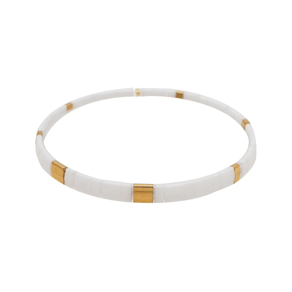 Go2boho Tila Bead Bracelets Children's Bohemian Anniversary Gift Jewelry 2022 Fashion Travel Stretch Bangles MegaBDM