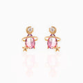 Hot Selling Water Drop Zircon Ear Studs Have a Sense of Design Fashion Exquisite Star Moon Earrings