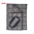 WOQI Outdoor Puffy Camping Sand Proof Beach Blanket for Traveling Picnic Party Cold Weather