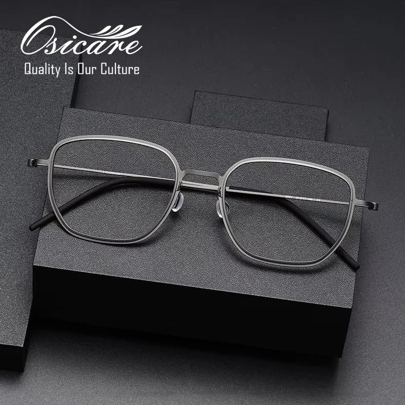 Osicare 5527 High End Quality Eyeglasses Monturas Opticas Quadro Eye Glasses Spectacle Men Titanium Optical Frames for Glasses