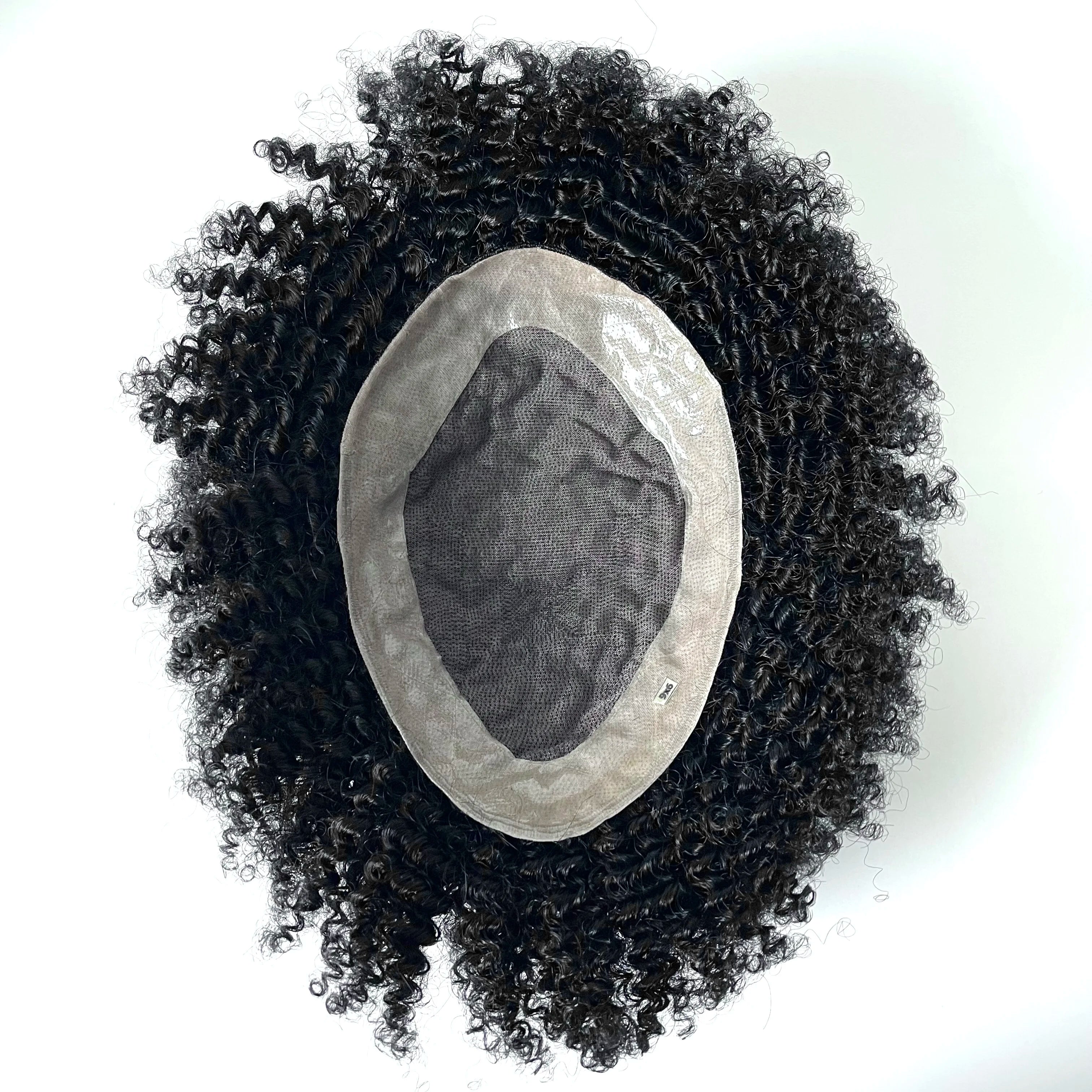 AU Male Human Hair Prostheses Mono NPU Men Toupee Indian Human Hair Wigs Straight Wave Hairpiece 8mm Wave Afro Curly Hair System