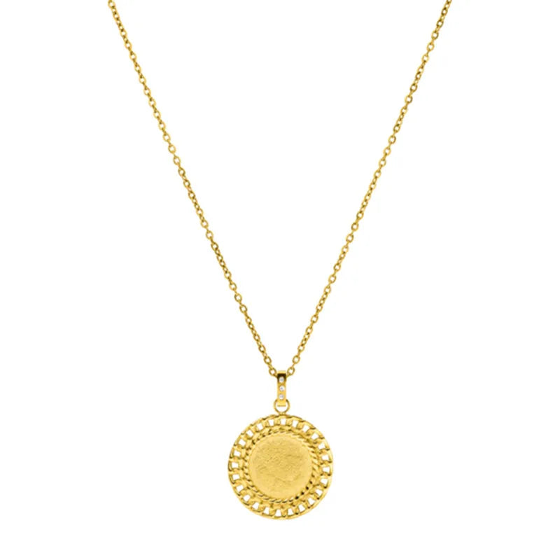 Forever Collection Stainless Steel Link Chain Necklace Limitless Fashion Pendant for Mother's Day Gift