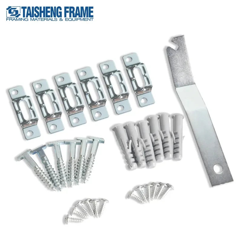 X0909 TS-K258 Picture Perfect No-Wire Hanging System Hang Wall Art Photo Frame Hanger Kits Photo Hook