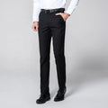 2023 Men's Formal Business Casual Chino Suits Pants Mid Waist Lightweight Spandex/Cotton Zipper Fly Breathable