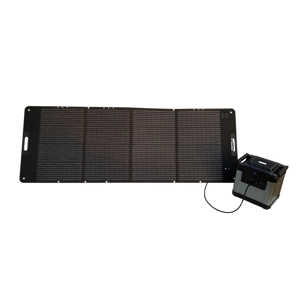 200 Watt Portable Folding Solar Panels with Bracket Fold-Up Design