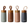Eco Friendly Wooden Grain Color Lid Kid Water Bottle for School Stainless Steel Insulated Water Bottles for Children 7oz