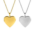 Hot Selling Stainless Steel Jewelry Heart Photo Frame Locket Pendant Necklace