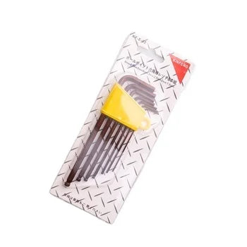1.5mm 2mm 2.5mm 3mm 4mm 5mm 5.5mm 6mm 8Pcs S2 Ball Point Head L Type Hex Key Set L-Keys Allen Key Set