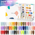 JTING Free Customize Design Summer 60colors Gel Polish Collection Set Box Low Moq Private Brand Gel Nail Polish Nail Supplies