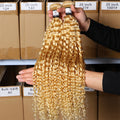 28 Inch Brazilian Hair Bundles Human Hair Extensions 100% Remy Wholesale Cheap Bundles 613 Curl Wave Bundles Human Hair