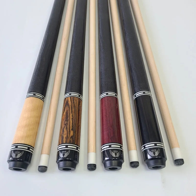 Cueangle New Billiards Pool Cue Sticks with Open Butt 1/2 Split Radial Joint 9-ball Cue Sticks Customized Leather Wraps Cues