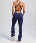 One-piece Long Leggings Yoga Jumpsuit Hot Sale Spandex Yoga Jumpsuit Flare Pants Yoga Bodysuit MegaBDM
