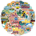 50PCS car decals stickers vinyl California Beach Scenery for Bicycle Laptop Refrigerator Luggage