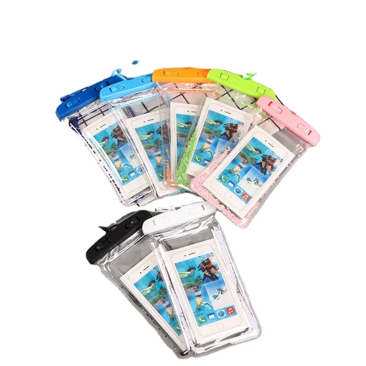 Emyway Floating Waterproof Phone Pouch & Cellphone Case with Lanyard 100% Perfect Fit Unisex Dry Bag Custom Logo for Beach Toys