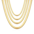 Hot Selling Custom Designer Choker Fashion Designer Bohemian Sneak Chain Women Men 18k Gold Plated Stainless Steel Necklace