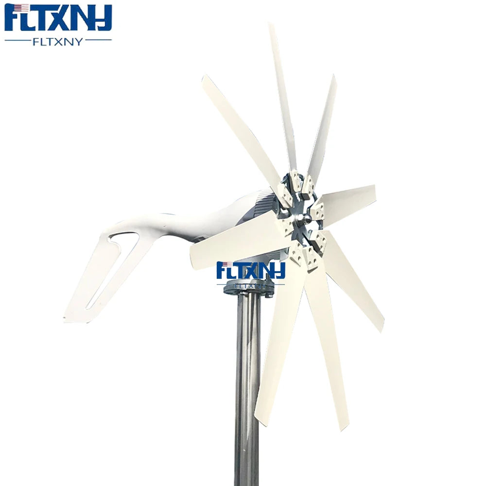 Hot Sale 1kw 1000w Solar and Wind Turbine Hybrid System Solar Vertical Axis Wind Power Generator for Home Use Windkraftanlage