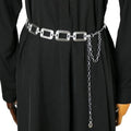 Simple Fashion Ladies Skirt Waist Chain Wide Belt Metal Accessories Trendy Clothing