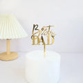 Happy Father's Day Acrylic Cake Topper Dad Birthday Cake Topper Love Dad Acrylic Cake Decoration