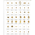 Filigree Stamping Brass Spacers Findings