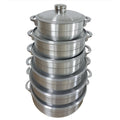 Aluminum 12PCS Multifunctional Cooker Pot Large Kitchenware Hot Sell Family Cookware Pot Cooker Set Pot Restaurants Sanding Pot