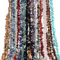 Irregular Freeform Chip Gravel Beads Natural Stone Amethysts Tiger Eye Beads for Jewelry Making Necklace 16inches
