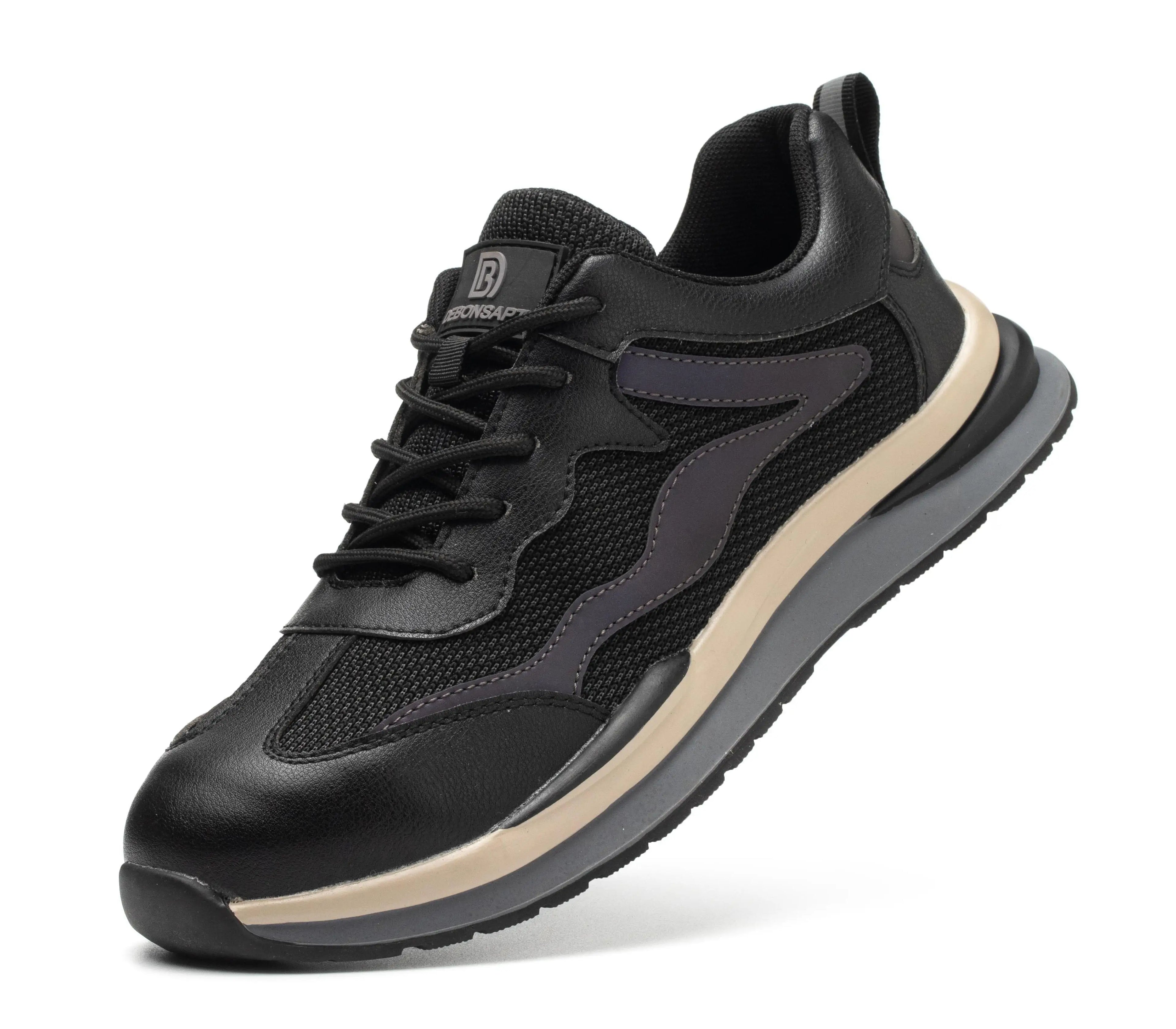 Wholesale Fashion Protective Anti-static Working Safety Shoes with Steel Toe