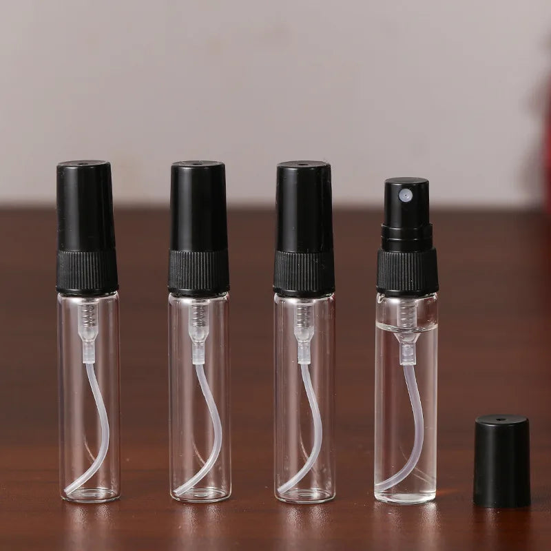 Crystal Small Mini Custom Refillable Empty Cosmetic Luxury Perfume Glass Bottle Cap with Box