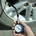 Car Dial Tire Pressure Gauge with Hose