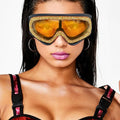 400 New Fashion Diamond Design Women's Outdoor Sports Fog-proof Ski Sports Sunglasses