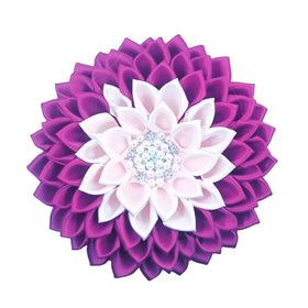 Gorgeous Multi-color Polyester Satin Pearl Flower Brooch Pins for Engagement Wedding & Party-Women's Gift