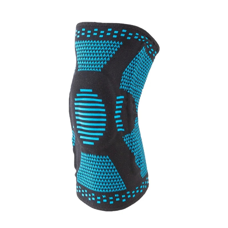 Adjustable Compression Nylon Knee Sleeve Flexible Wrap Knee Support Brace for Protection