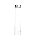 Mini Elevn Different Size Borosilicate Glass Tube with Screw Metal Lid for Small Display Samples
