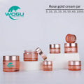 Luxury Cosmetics Packaging Glass Cream Jar Skin Care Face Cream Lotion Bottle Botella De Vidrio Envase Emvase De Crema Locion