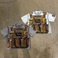 US Free Tax Custom 100% Cotton 280 GSM Heavyweight DTG Print Graphic Tee Distressed  Rhinestones Claw Drill T-Shirts for Men