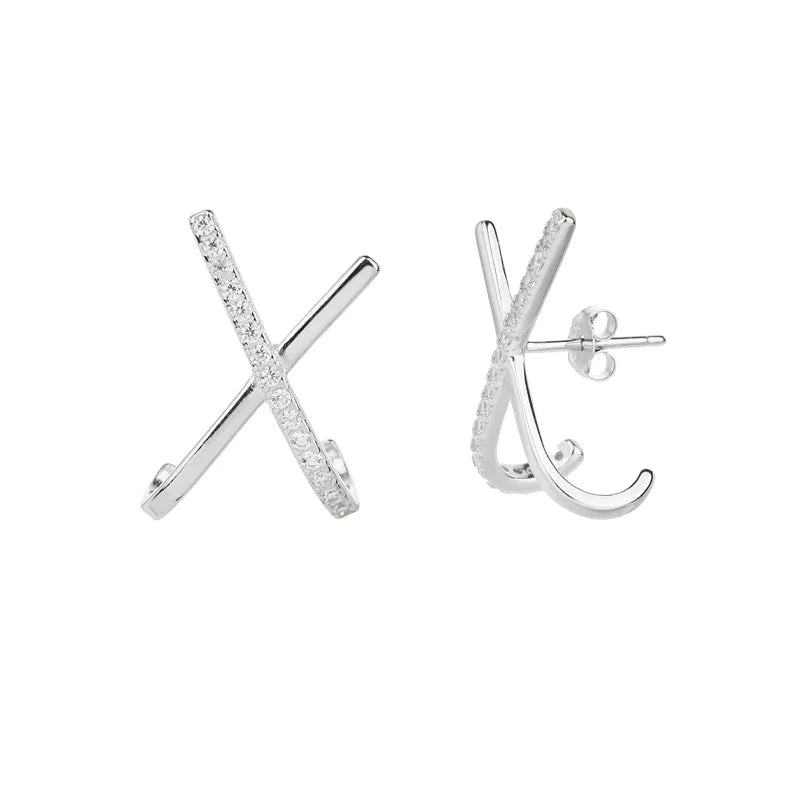 Wholesale Custom 925 Sterling Silver Zircon Stud Earrings for Women-Party & Anniversary Jewelry