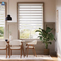 Auto Day Night Zebra Roller Blinds Manual Indoor Shades Motorized Zebra Blinds WiFi Shades Installation